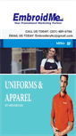 Mobile Screenshot of embroidme-hackensack.com